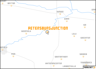 map of Petersburg Junction