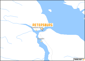 map of Petersburg