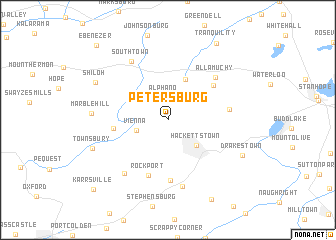 map of Petersburg