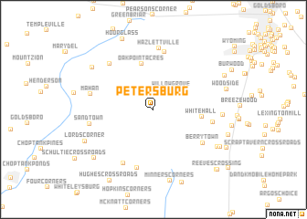 map of Petersburg