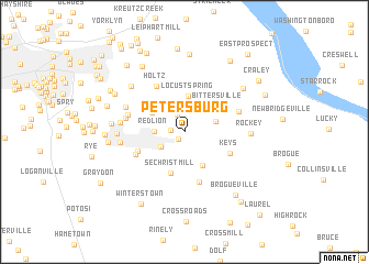 map of Petersburg