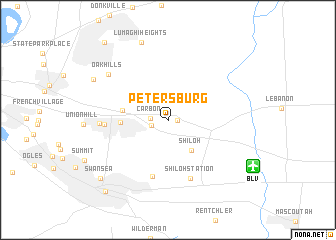 map of Petersburg