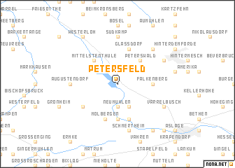 map of Petersfeld