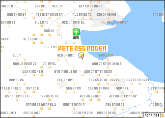 map of Petersgroden