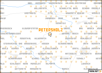map of Petersholz