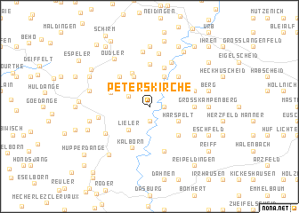 map of Peterskirche