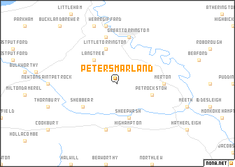 map of Peters Marland