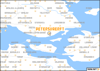 map of Petersværft