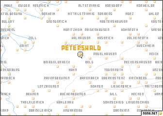 map of Peterswald