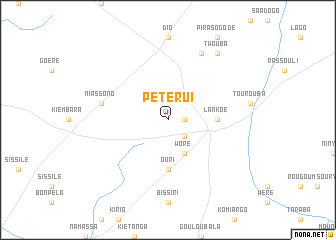 map of Péterui