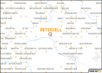 map of Peterzell