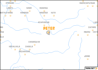 map of Peter