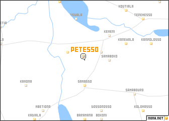 map of Pétèsso
