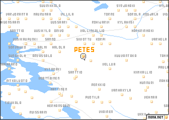 map of Petes