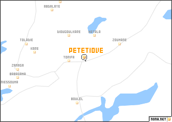 map of Pététiové