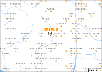 map of Pētewa