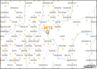 map of Pete