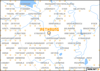 map of Pēthaung
