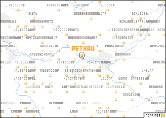 map of Pethau