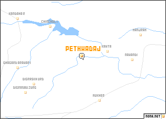 map of Peth Wadaj