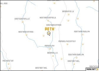 map of Peth