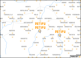 map of Petifu