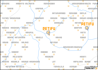 map of Petifu