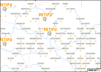 map of Petifu