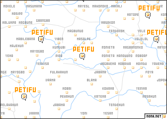 map of Petifu