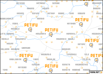 map of Petifu