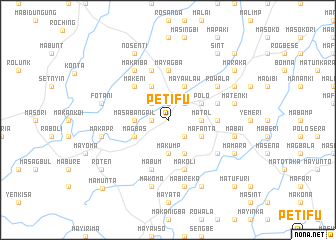 map of Petifu