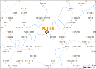 map of Petifu