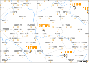 map of Petifu