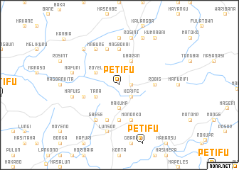 map of Petifu