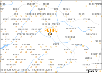 map of Petifu