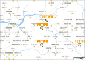 map of Petifu