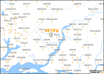 map of Petifu
