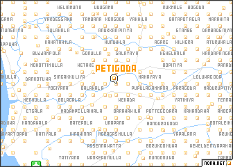 map of Petigoda