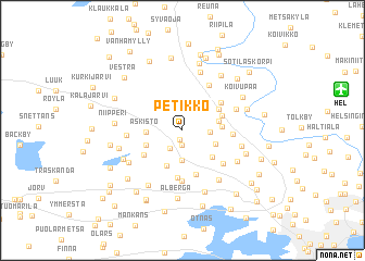 map of Petikko