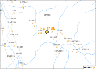 map of Petimbe