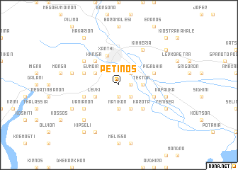 map of Petinós