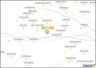 map of Petino