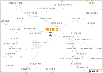 map of Petino