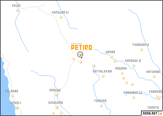 map of Petiro