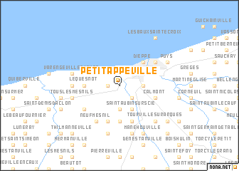 map of Petit-Appeville