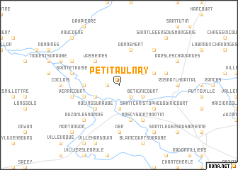 map of Petit Aulnay