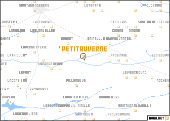 map of Petit-Auverné