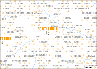 map of Petit Bois