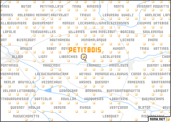 map of Petit Bois