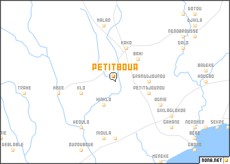 map of Petit Boua